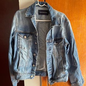 Calvin Klein blue denim jacket spring